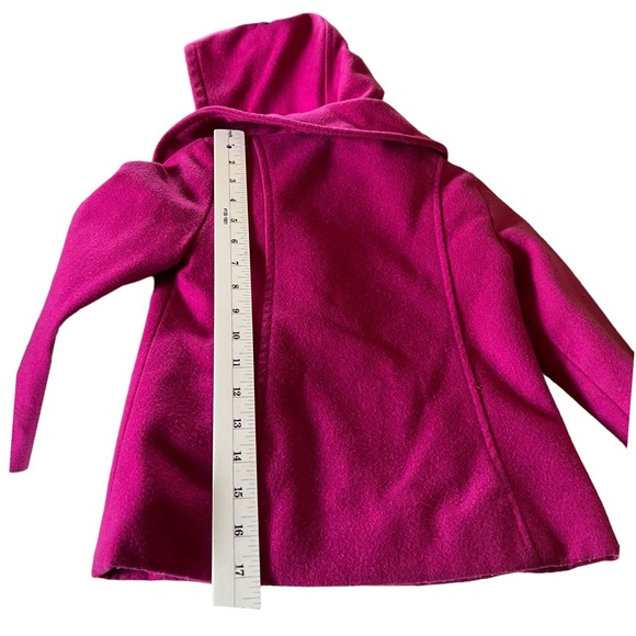 OLD NAVY | GIRLS PINK PEACOAT BUTTON HOODED COAT/JACKET SIZE XS - Picture 15 of 16
